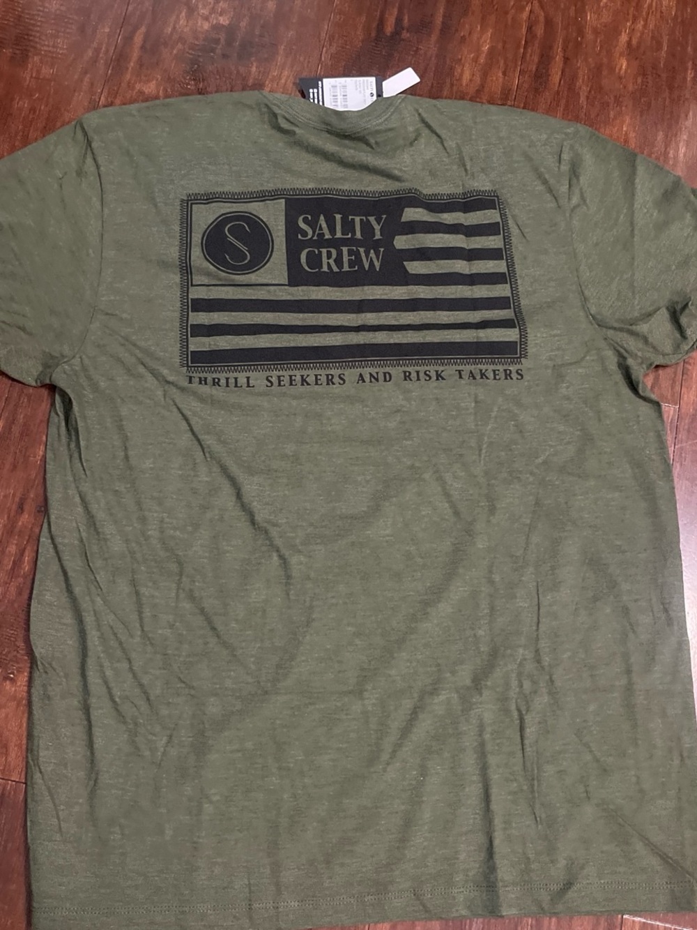 Salty Crew Olive Green Short-Sleeve Graphic Tee